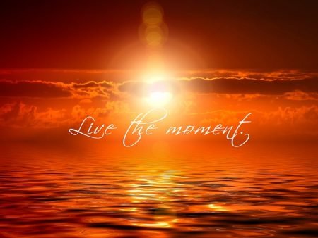 live the moment - instant présent